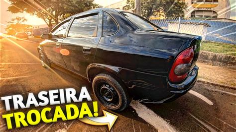 Comprei O Corsa Classic A Traseira Batida Como Consertei Confira