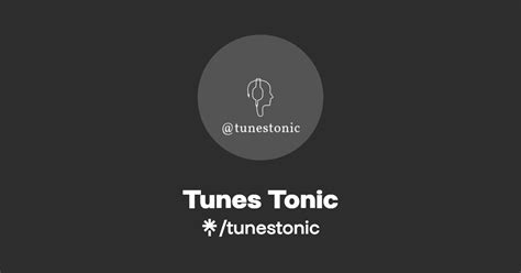 Tunes Tonic Twitter Instagram Facebook Linktree