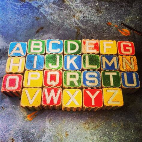 Alphabet Blocks / Toy Blocks / Wooden Blocks / Instant - Etsy