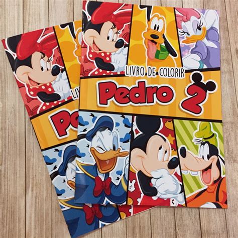 Livro De Colorir Turma Do Mickey Elo Produtos Especiais