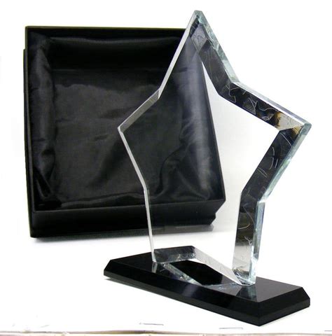 Five Pointed Star Trophy Award Personalised County Engraving