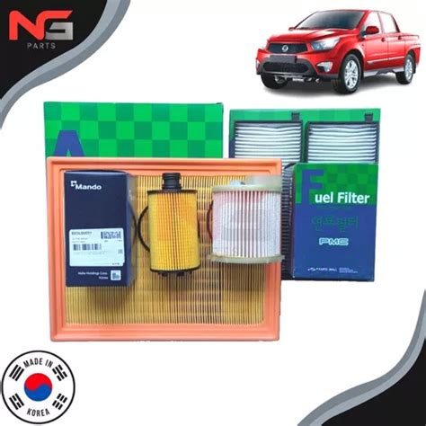 Kit Filtros Mantenci N Ssangyong Actyon Sport Cuotas