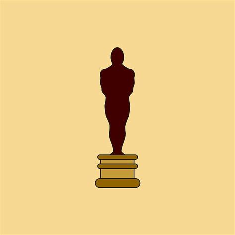 Oscar Academy Award Icon In Flat Style Vector Ai Eps Uidownload