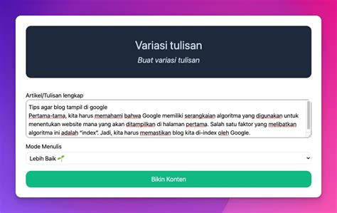 Parafrase Ai Bahasa Indonesia