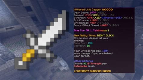 Livid Dagger In Hypixel Skyblock Minecraft Everything To Know