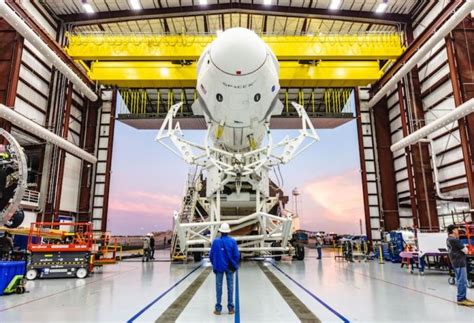 Spacex About One Month Away From First Commercial Crew Test Flight