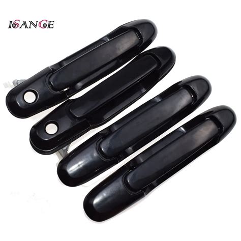 ISANCE 4PCS Exterior Door Handle Front Rear Left Right For 1998 2003