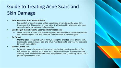 Ppt Acne Scar Removal Guide To Treating Acne Scars Powerpoint