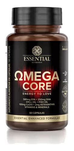 Omega Core 60 Capsulas Ômega 3 Coq10 Essential Parcelamento sem juros