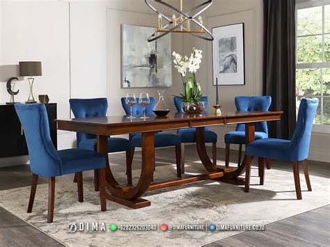 Fawnia Meja Makan Minimalis Terbaru Design Simple Elegant Df Wa