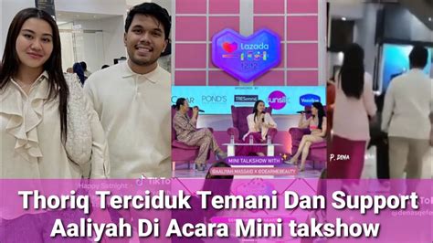 So Sweet Thoriq Terciduk Temani Dan Support Aaliyah Di Acara Mini