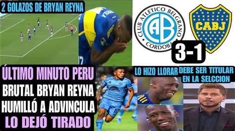 IMPRESIONANTE BRYAN REYNA HUMILLÓ A ADVINCULA MARCANDO 2 GOLAZOS Y