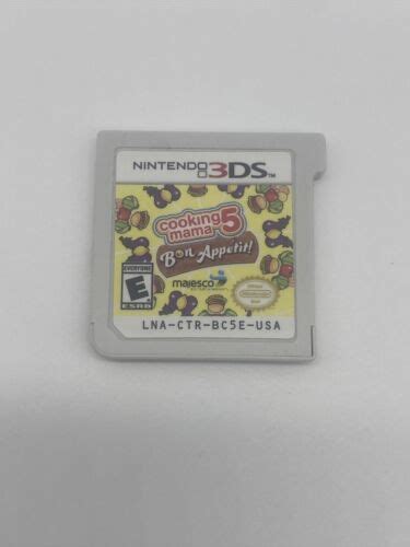 Cooking Mama 5 Bon Appetit Nintendo 3ds 2014 Ships Fast Cartridge