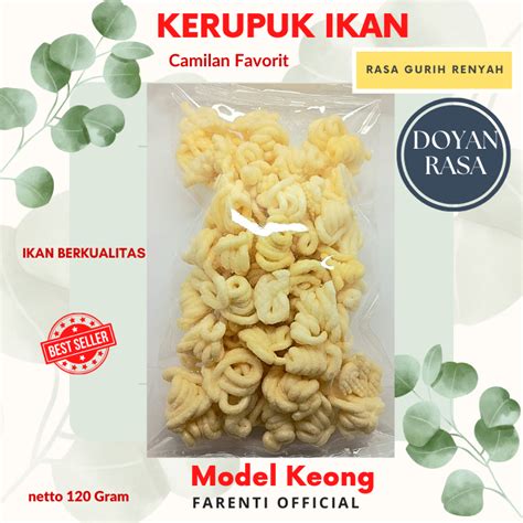 Jual Kerupuk Ikan Keong Asli Palembang Doyan Rasa Shopee Indonesia