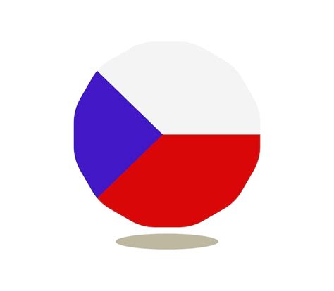 Premium Vector Czech Republic Flag