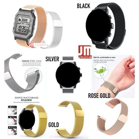 Jual Tali Jam Tangan Strap Xiaomi Haylou Ls Amazfit Neo Milanese