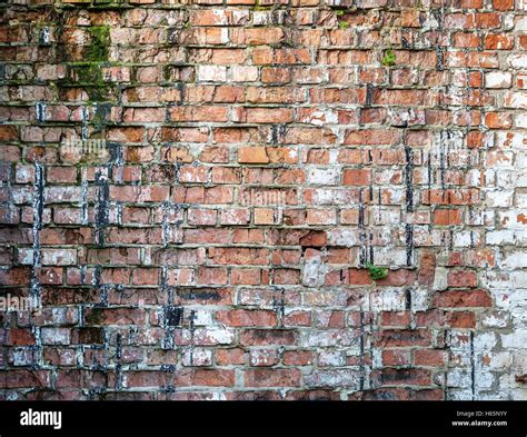 Close Up Of An Old Weathered Red Brick Wall Stock Photo Alamy