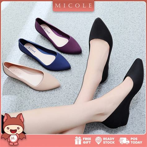 Ready Stock MICOLE S326 Alina Jelly High Heels Kasut Bertumit Tinggi