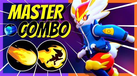 Pokemon Unite Gameplay Cinderace Master Rank Battle Pyro Ball And