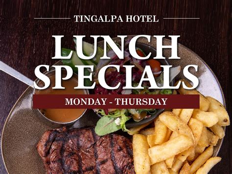 Lunch Specials - Tingalpa Hotel