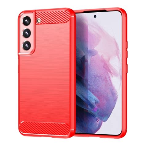 Capa Samsung Galaxy S23 TPU Escovado Vermelho