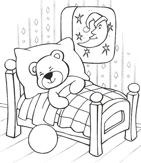 Sleeping In Bed Coloring Page Coloring Pages 2464 The Best Porn Website