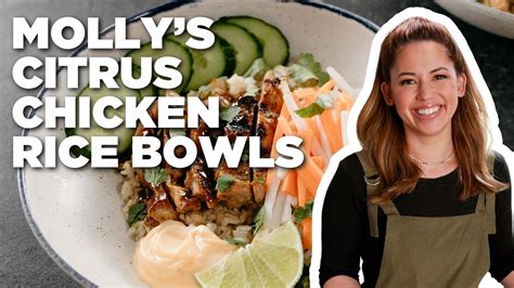 Molly Yeh S Citrus Chicken Rice Bowls Girl Meets Farm Food Network Youtube