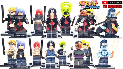 Naruto Lego Akatsuki Member Minifigures By Wm Blocks Unofficial Pain