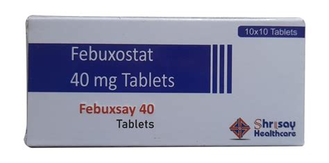 Febuxostat 40 Mg Tablets Treatment Gouturic Acid At Best Price In