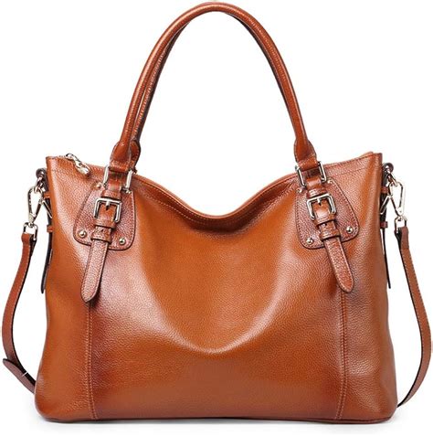 Women Genuine Leather Handbag Daizu Vintage Ladies Top Handle Tote Cross Body Shoulder Bags