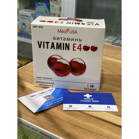 Vitamin E400 Bổ Sung Vitamin E đỏ đẹp Da Chống Lão Hóa Hộp 100 Viên Shopee Việt Nam