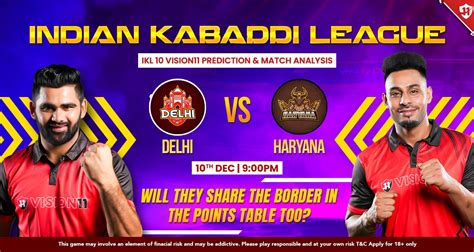 Delhi Vs Haryana Ikl Vision Prediction Match Analysis