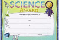 Science Achievement Certificate Template | EmetOnlineBlog