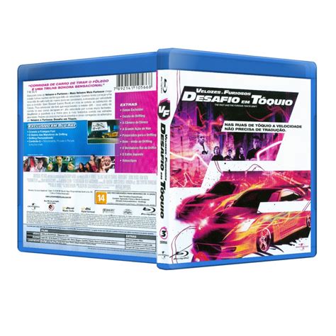 Blu ray Velozes e Furiosos 3 Desafio Em Tóquio PERSONALIZADO