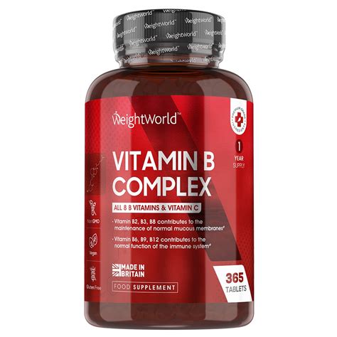 Vitamin B Complex Body Maintenance Tablets Weightworld