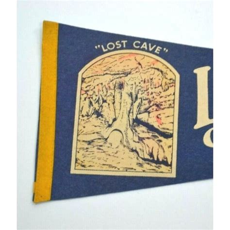 Vintage Wall Decor Vintage Lost River Caverns Hellertown Pa Felt