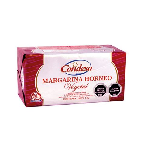 Margarina Horneo Vegetal Condesa Kg Mercado La Vega