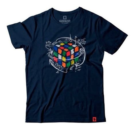 Camiseta Cubo Magico Camisetas Camiseta Geek Rubikcube Parcelamento