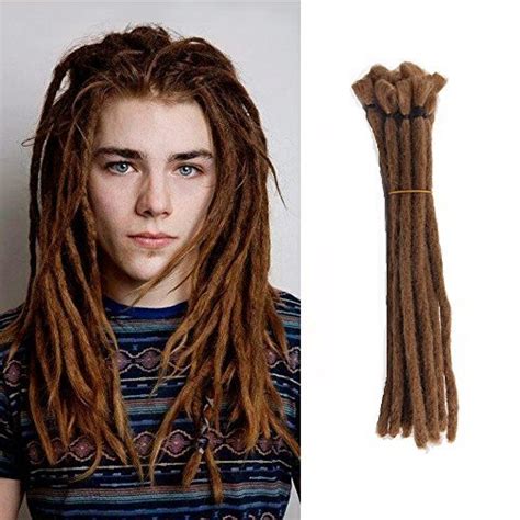 Dsoar Dreadlock Extensions For Men 12 Inch Handmade Men Dreadlocks Hair