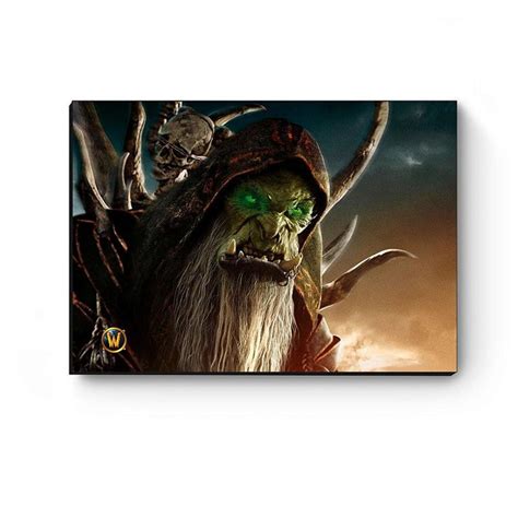 Quadro Decorativo Mdf World Of Warcraft Guldan