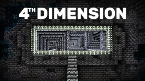 I Added The 4th Dimension To Minecraft Youtube