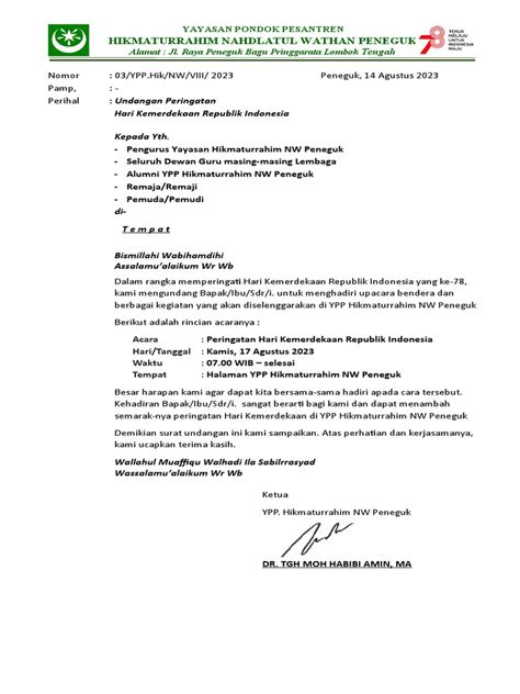 Undangan 17 Agustus Pdf