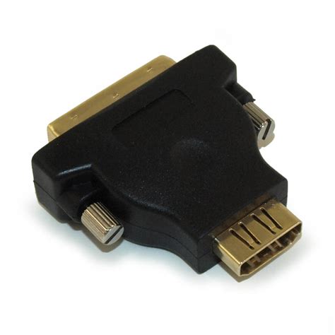 My Cable Mart Dvi M Male To Hdmi Female Adapter Gold Plated