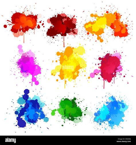 Colores Acuarela Pintura Manchas Vector Set Ilustracion De Stock Images Hot Sex Picture