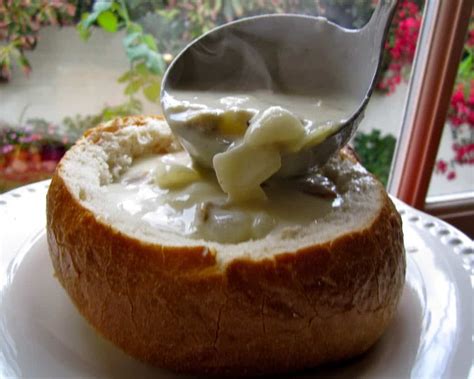 Christina S Clam Chowder In A Sourdough Bread Bowl Christina S Cucina