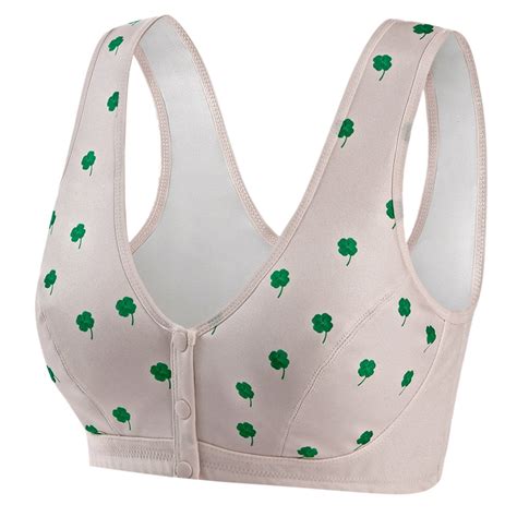 Older Womens Daisy With Uplift Front Closure Bras Breathable Front