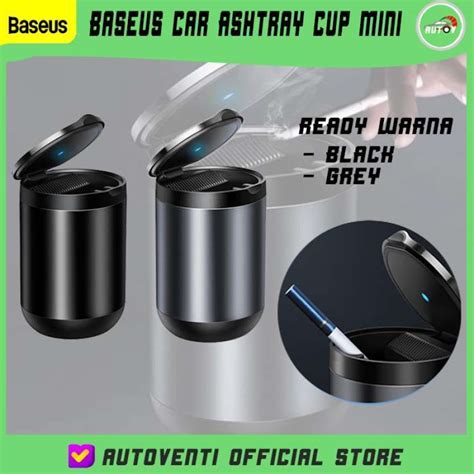 Promo Baseus Car Ashtray Cup Mini Tempat Sampah Rokok Dan Asbak Rokok