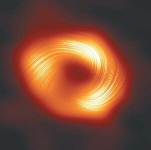 Twisted Magnetic Field Observed Around Milky Ways Black Hole World