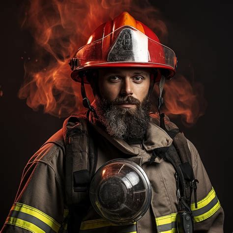 Premium Photo 3d Photo Of Firefighter Rescue Illustration Made With Generative Ai