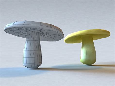 Colorful Mushrooms 3d Model 3ds Max Files Free Download Cadnav